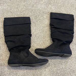 Black Suede Boots
